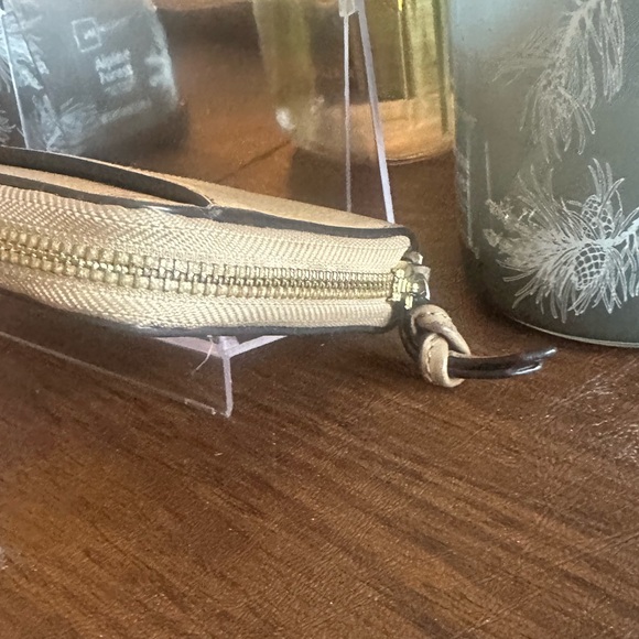 Tory Burch Harper Tan Zip Around Continental Wallet Luxury - Picture 5 of 11